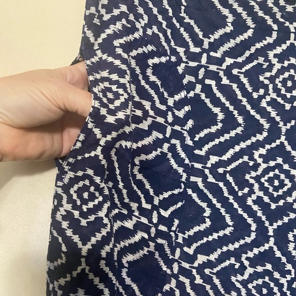 Cartoon women's printed boho batik drawstring ankle tie beach pants EUC - Picture 7 of 8